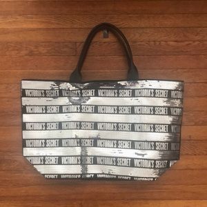 Victoria’s Secret Sparkly Tote Bag & Clutch